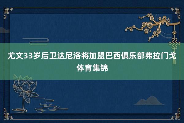 尤文33岁后卫达尼洛将加盟巴西俱乐部弗拉门戈体育集锦