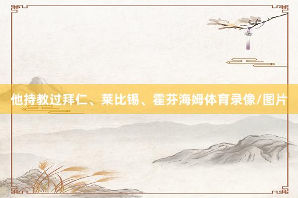 他持教过拜仁、莱比锡、霍芬海姆体育录像/图片