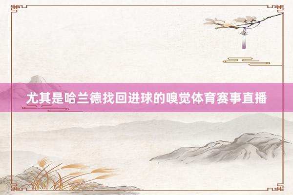 尤其是哈兰德找回进球的嗅觉体育赛事直播