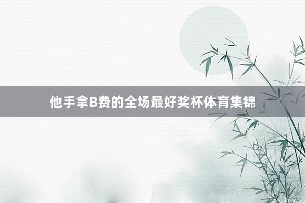 他手拿B费的全场最好奖杯体育集锦
