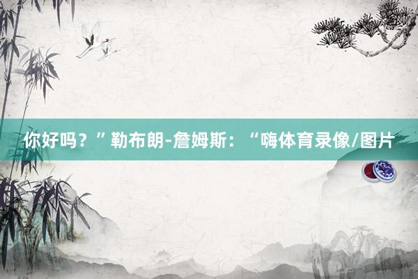 你好吗？”勒布朗-詹姆斯：“嗨体育录像/图片
