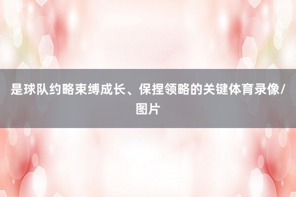 是球队约略束缚成长、保捏领略的关键体育录像/图片