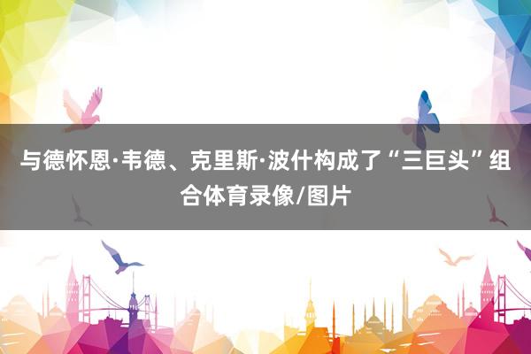 与德怀恩·韦德、克里斯·波什构成了“三巨头”组合体育录像/图片