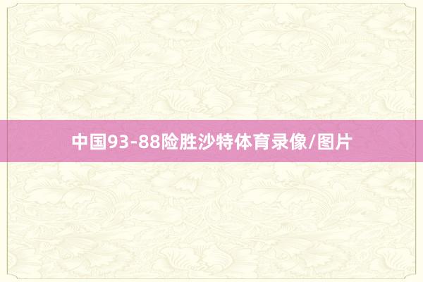中国93-88险胜沙特体育录像/图片