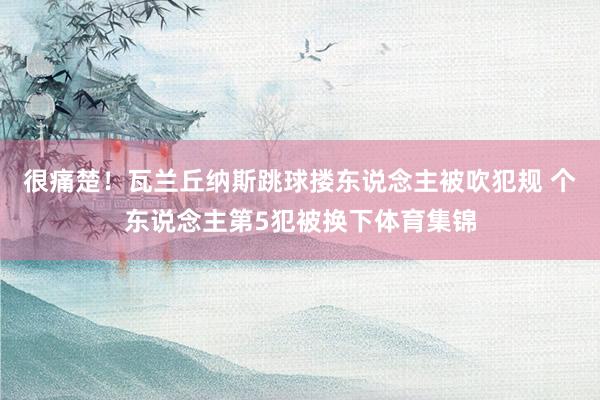很痛楚！瓦兰丘纳斯跳球搂东说念主被吹犯规 个东说念主第5犯被换下体育集锦