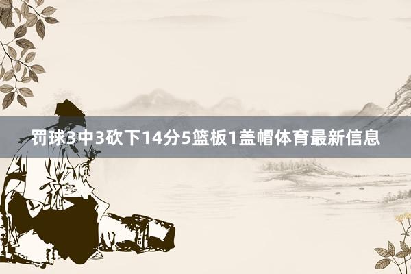 罚球3中3砍下14分5篮板1盖帽体育最新信息