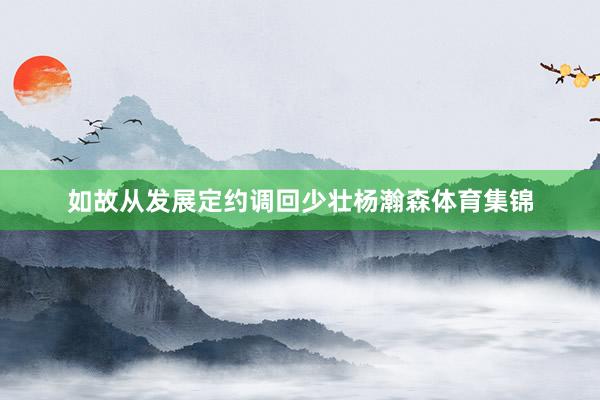 如故从发展定约调回少壮杨瀚森体育集锦