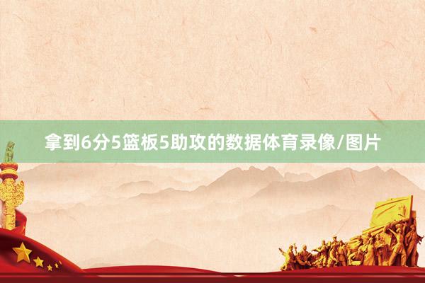拿到6分5篮板5助攻的数据体育录像/图片