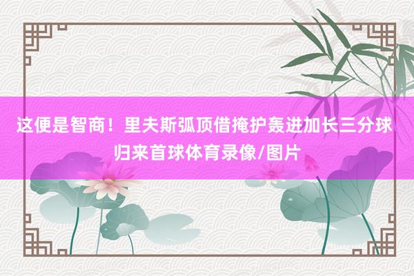 这便是智商！里夫斯弧顶借掩护轰进加长三分球 归来首球体育录像/图片