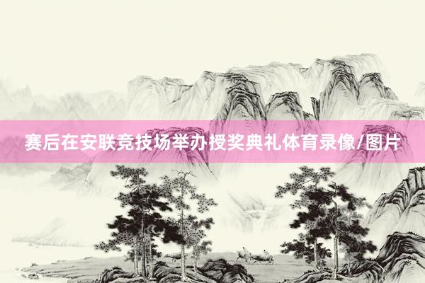 赛后在安联竞技场举办授奖典礼体育录像/图片