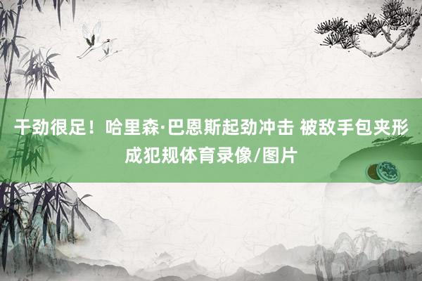 干劲很足！哈里森·巴恩斯起劲冲击 被敌手包夹形成犯规体育录像/图片